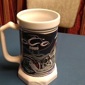 2005 Orange County Choppers Motorcycle Stein Biker Outdoor